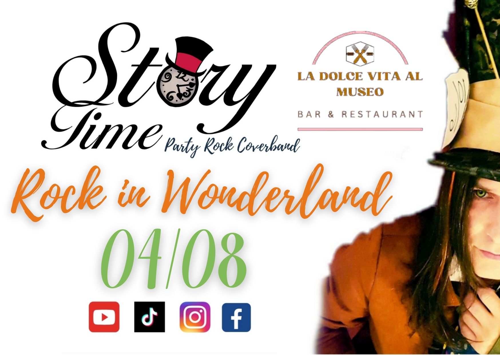 Cena a Wonderland - Storytime @ La Dolce Vita al Museo - Cena a Wonderland - Storytime @ La Dolce Vita al Museo - EventiFVG.it