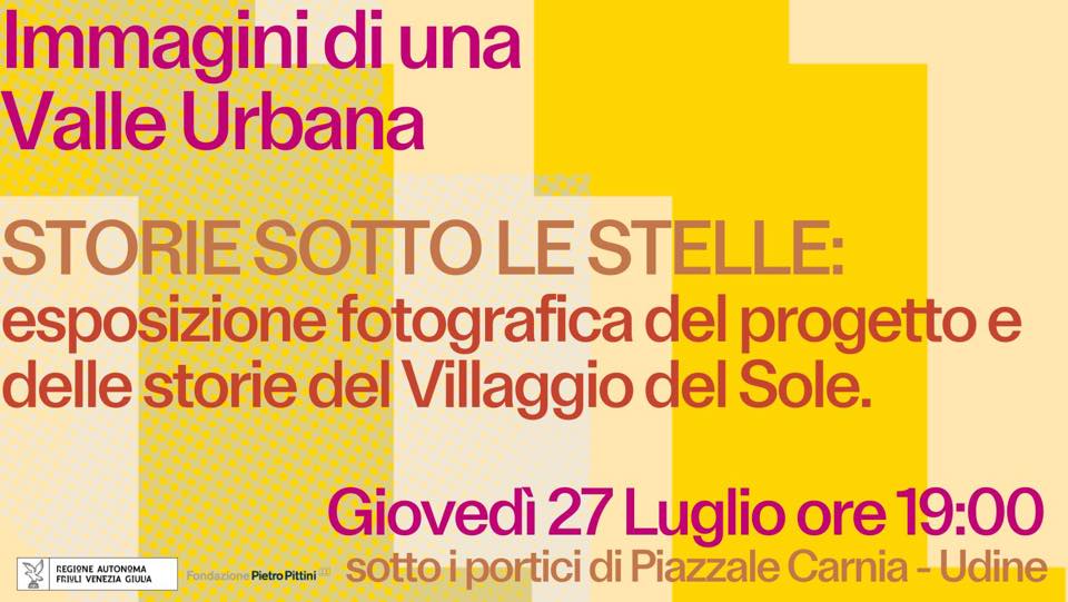 Storie sotto le stelle: esposizione fotografica sotto i portici del Villaggio del Sole - EventiFVG.it