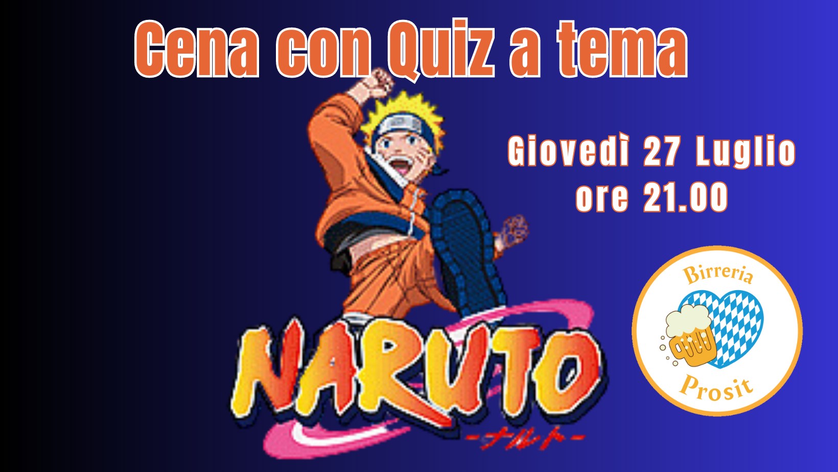 CENA CON QUIZ A TEMA NARUTO - EventiFVG.it