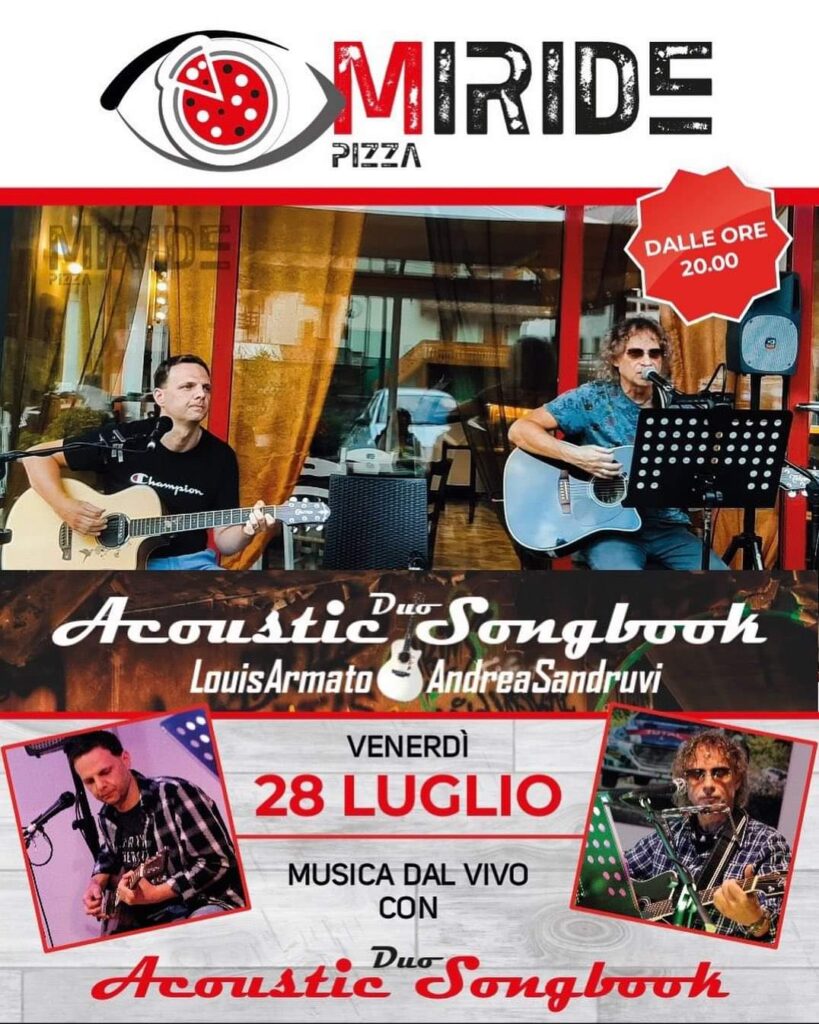 28 luglio ACOUSTIC SONGBOOK DUO a Talmassons - EventiFVG.it