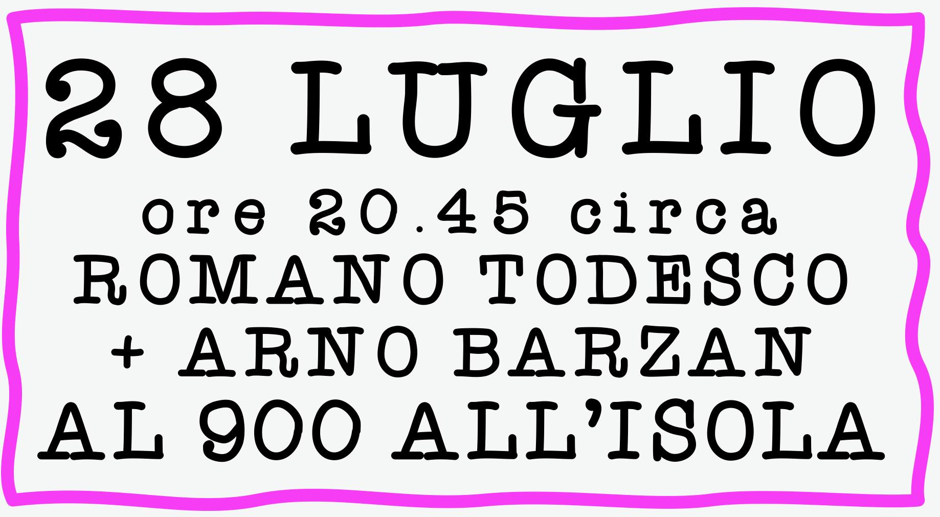 GRANDE MUSICA, BELLEZZA, VINI E BUONA CUCINA AL 900 ALL'ISOLA 1 - GRANDE MUSICA, BELLEZZA, VINI E BUONA CUCINA AL 900 ALL'ISOLA - EventiFVG.it