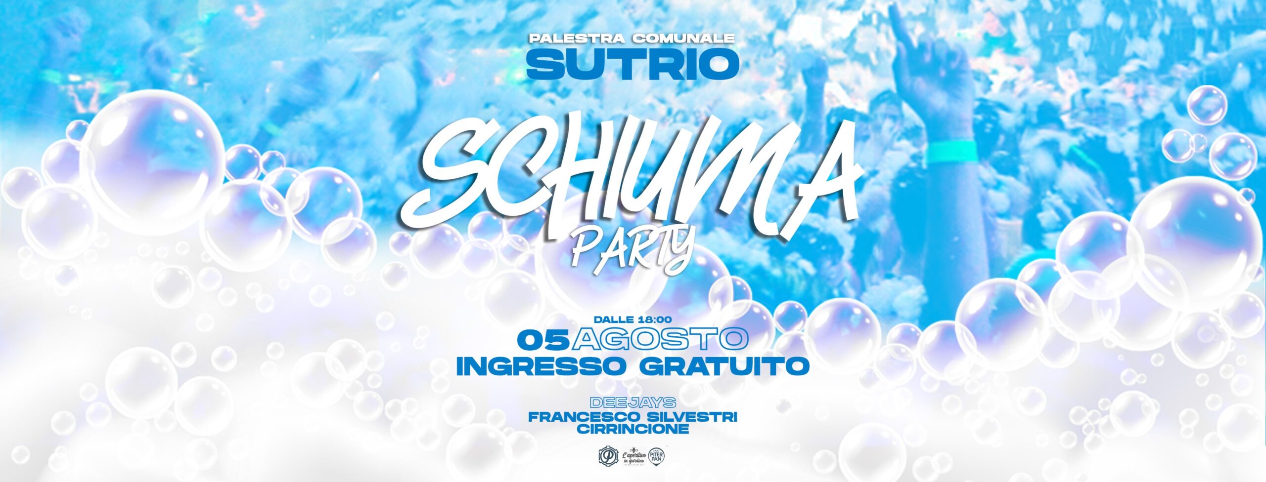 SCHIUMA PARTY - Palestra Comunale Sutrio - 05.08.2023 - EventiFVG.it