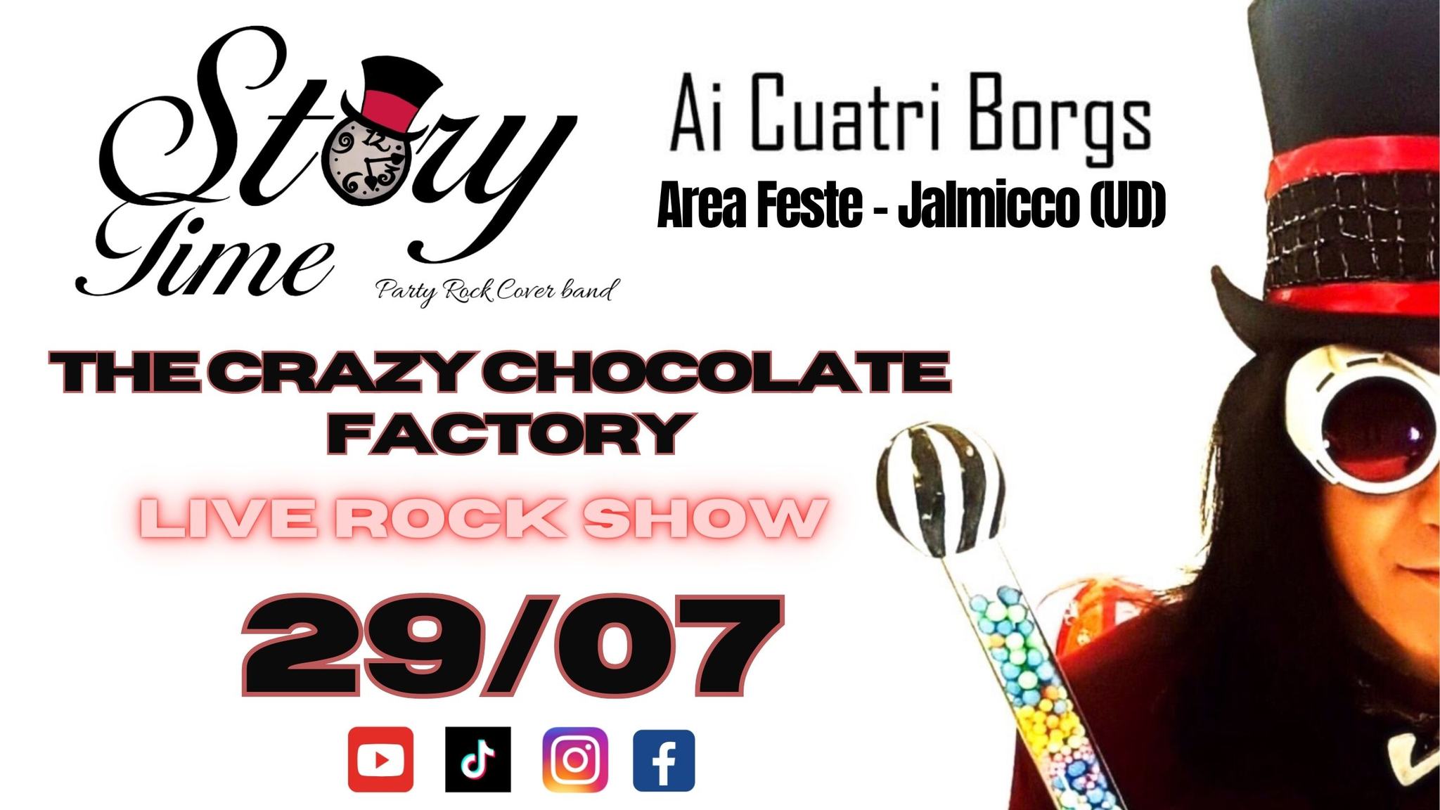 The Crazy Chocolate Factory - Storytime @ Ai Cuatri Borgs - The Crazy Chocolate Factory - Storytime @ Ai Cuatri Borgs - EventiFVG.it