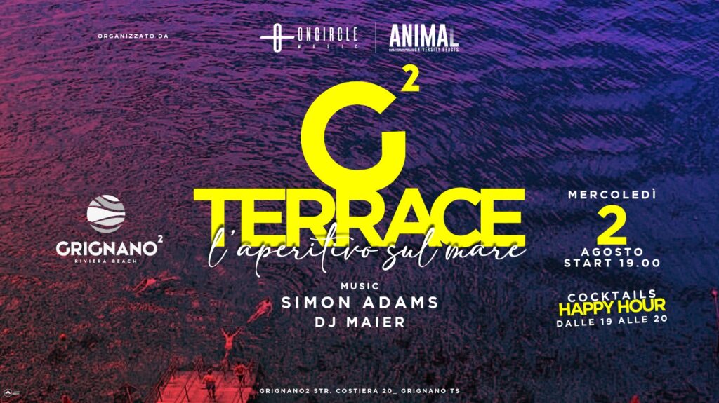 G Terrace Aperitivo Sul Mare - G Terrace Aperitivo Sul Mare - EventiFVG.it