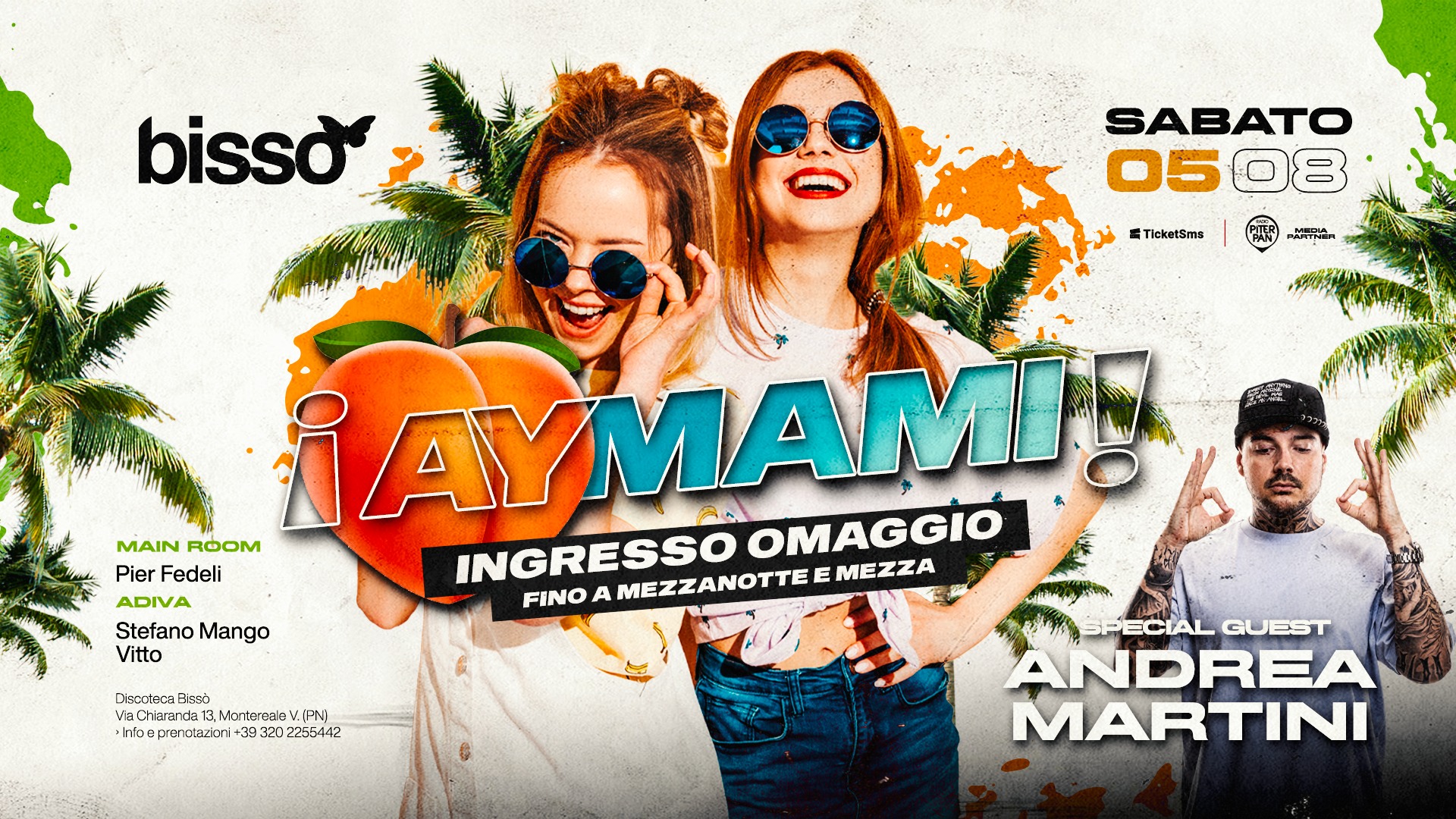 ¡AY MAMI! w/Andrea Martini • INGRESSO OMAGGIO fino a mezzanotte e mezza • Bissò - ¡AY MAMI! w/Andrea Martini • INGRESSO OMAGGIO fino a mezzanotte e mezza • Bissò - EventiFVG.it