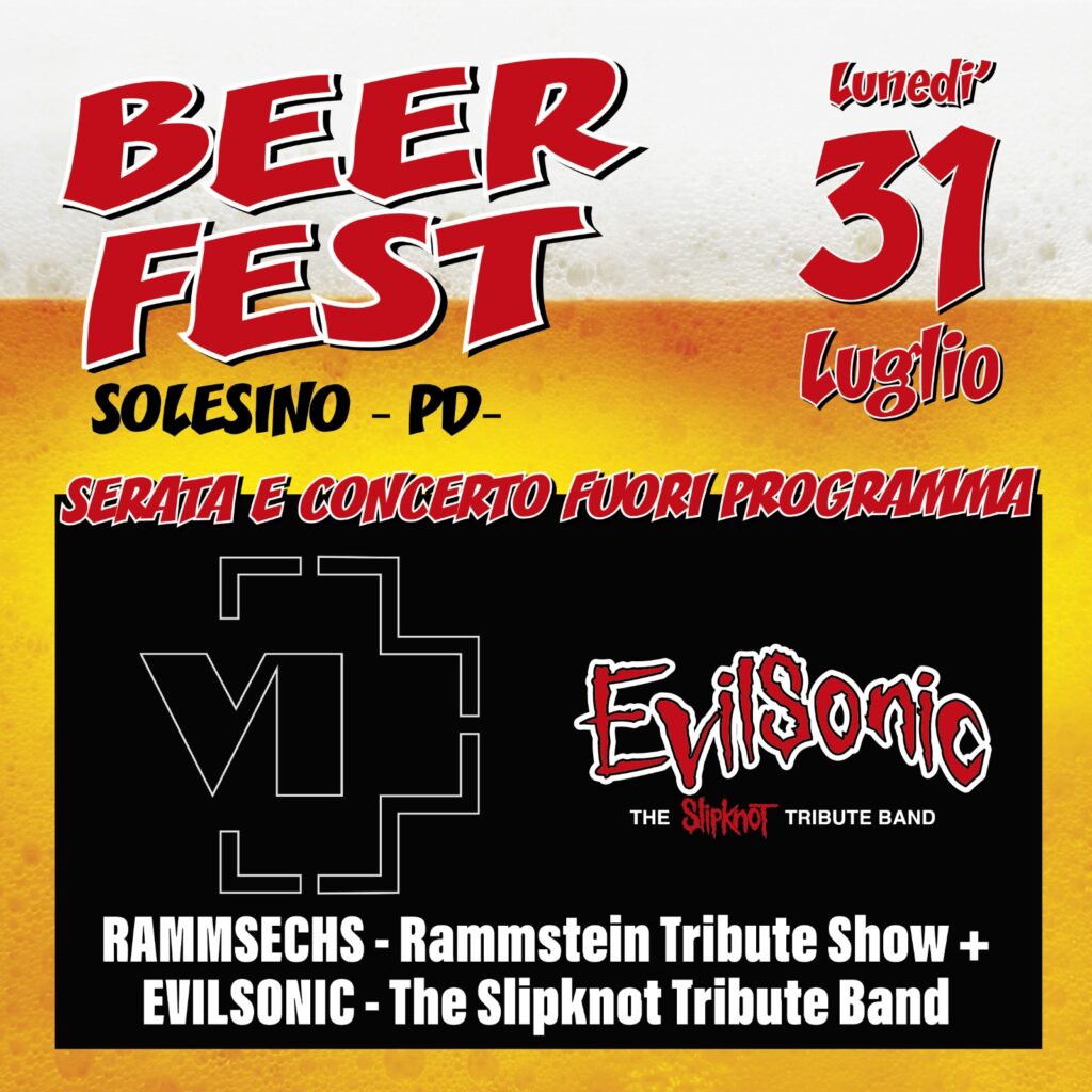 Rammsechs + Evilsonic @ Solesino Beer Fest - Rammsechs + Evilsonic @ Solesino Beer Fest - EventiFVG.it