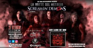SCREAMIN’ DEMONS (Ex DEATH SS)+SISKA+500 HORSE POWER+OVERKIND@BIRRERIA SAN GIORGIO,COSTABISSARA (VI)