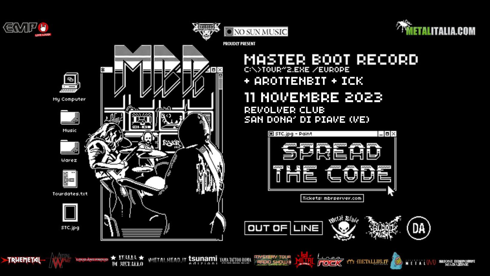 Master Boot Record + Arottenbit + Ick at Revolver Club - San Donà di Piave - Master Boot Record + Arottenbit + Ick at Revolver Club - San Donà di Piave - EventiFVG.it