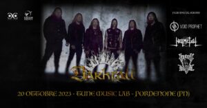 Darkfall / Void Prophet / Hounds Of Devil / HellMetaLL live at Tune Music Lab – Pordenone