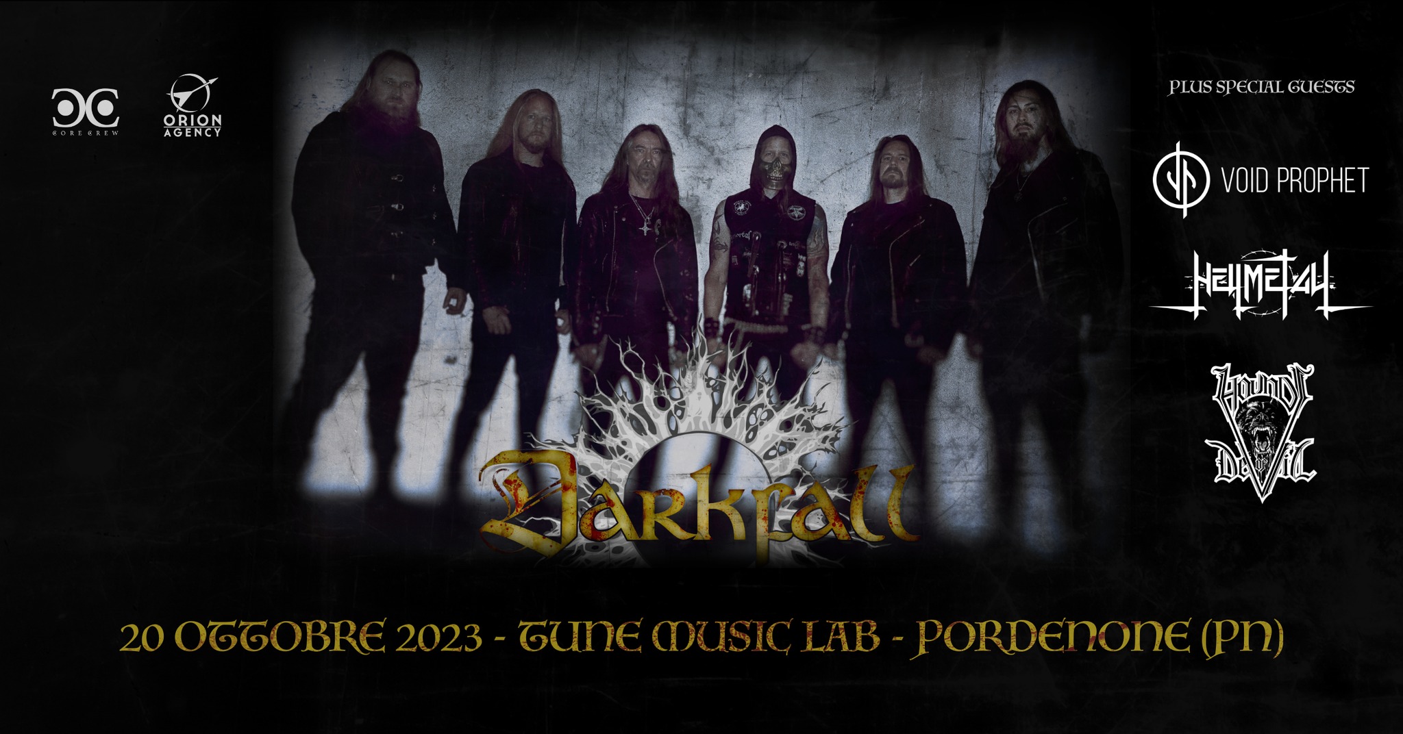Darkfall / Void Prophet / Hounds Of Devil / HellMetaLL live at Tune Music Lab - Pordenone 1 - Darkfall / Void Prophet / Hounds Of Devil / HellMetaLL live at Tune Music Lab - Pordenone - EventiFVG.it