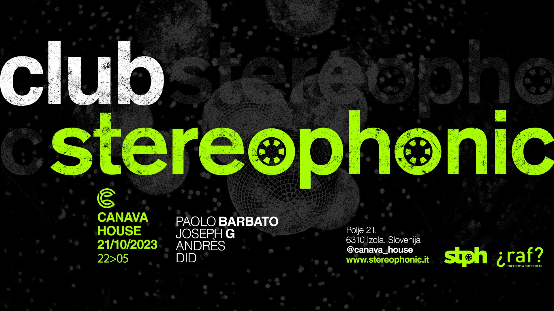 Club Stereophonic @ Canava House - EventiFVG.it