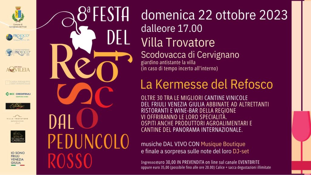 Festa del Refosco dal Peduncolo Rosso - EventiFVG.it