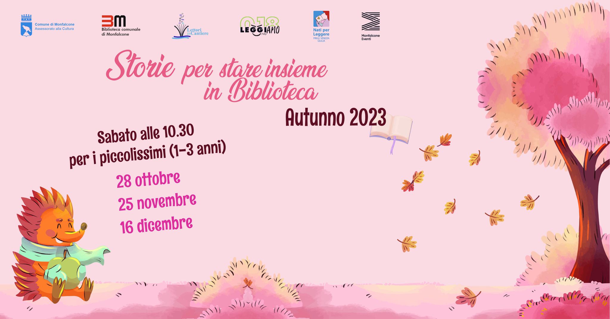 Storie per stare insieme in Biblioteca - PICCOLISSIMI - Autunno 2023 - EventiFVG.it