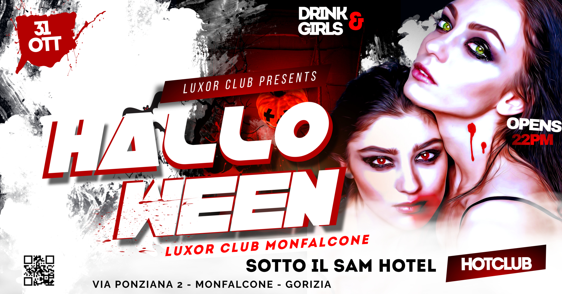🔥 31 OTTOBRE Halloween al Luxor Club Monfalcone 🔥 - EventiFVG.it