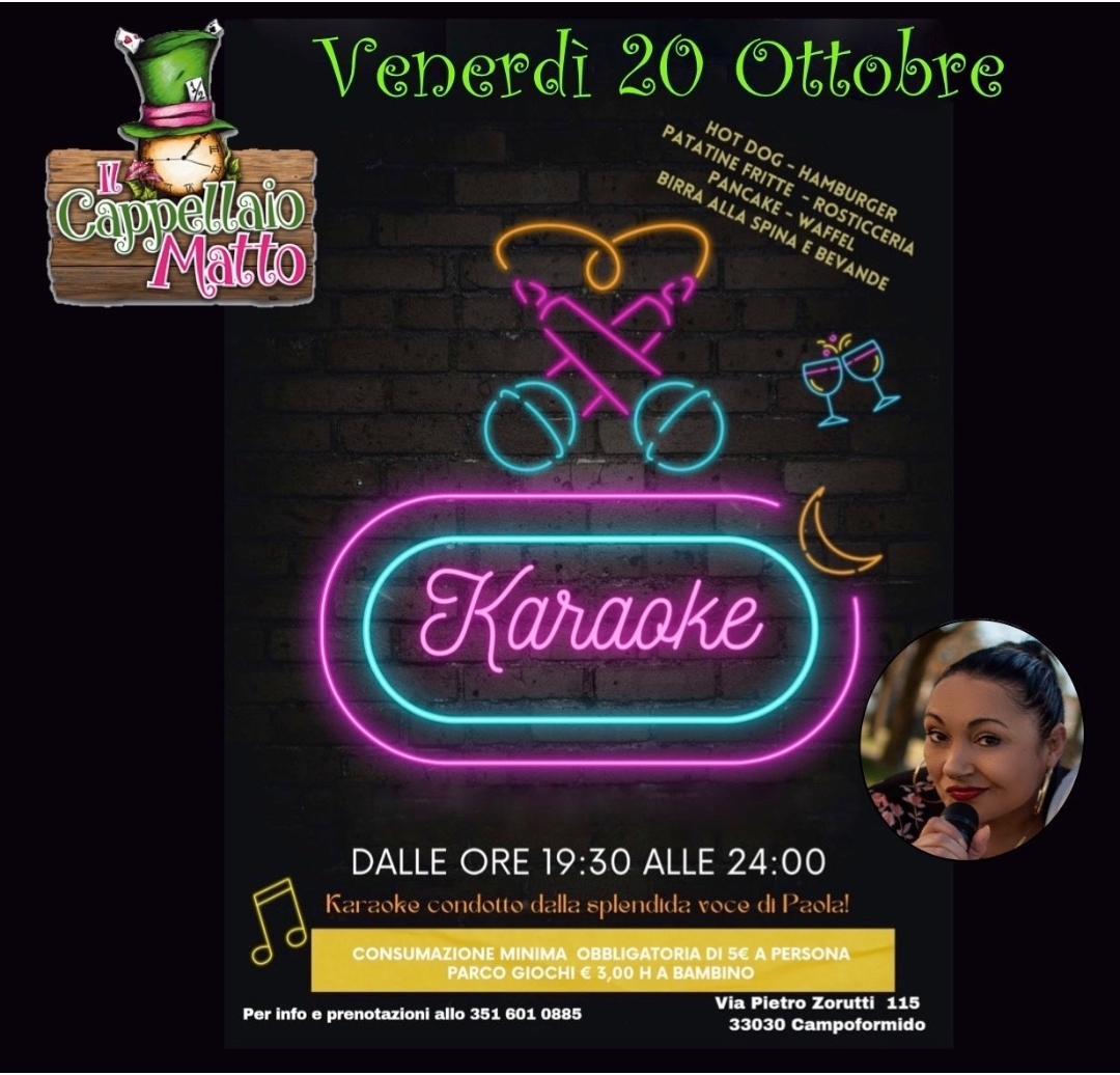 KARAOKE MATTO 🎩 - EventiFVG.it