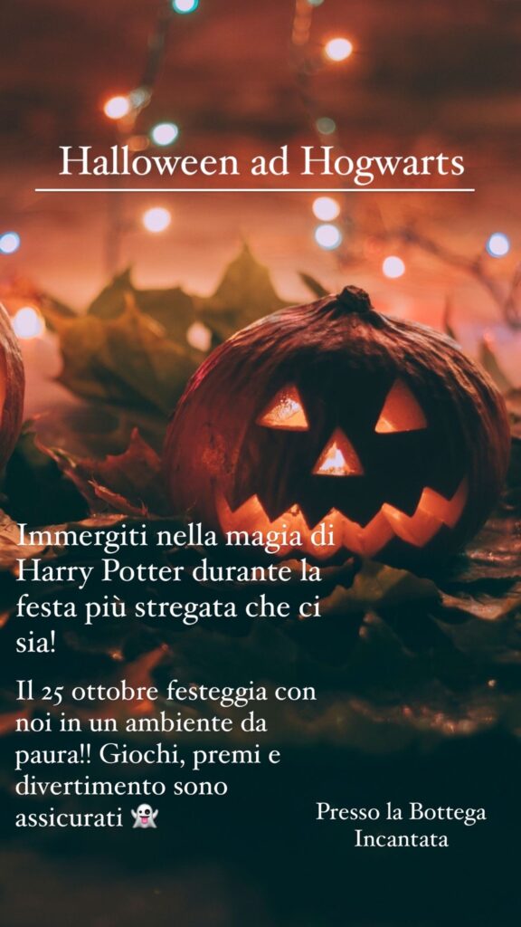 Halloween ad Hogwarts - EventiFVG.it