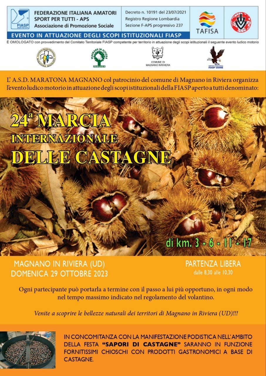 24esima Marcia Internazionale delle Castagne - 24esima Marcia Internazionale delle Castagne - EventiFVG.it