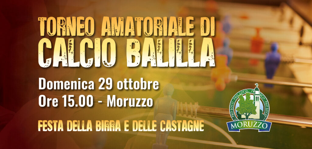Torneo amatoriale di CALCIO BALILLA 2023 - Torneo amatoriale di CALCIO BALILLA 2023 - EventiFVG.it
