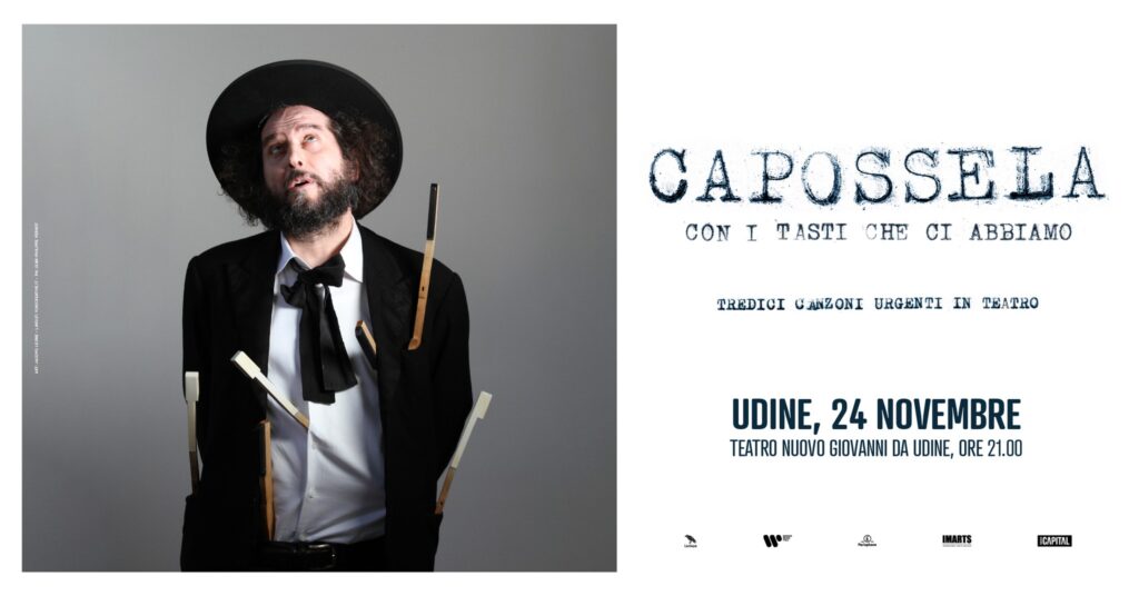 Vinicio Capossela | Con i tasti che ci abbiamo | Udine - EventiFVG.it
