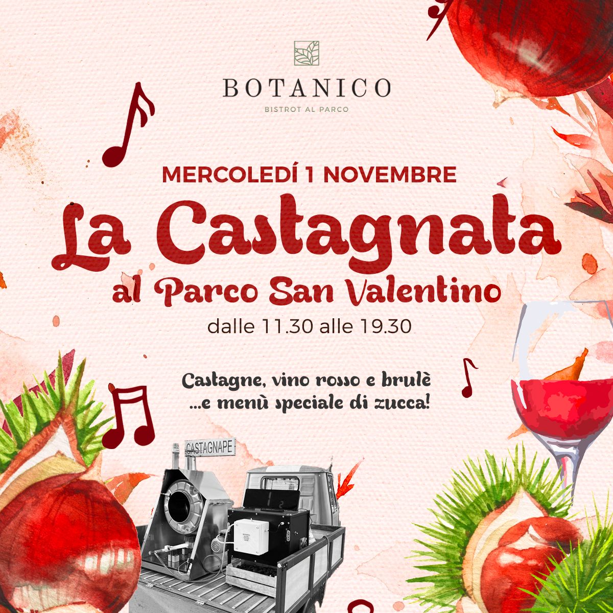 La castagnata al Parco San Valentino a Pordenone! - 1 novembre - EventiFVG.it