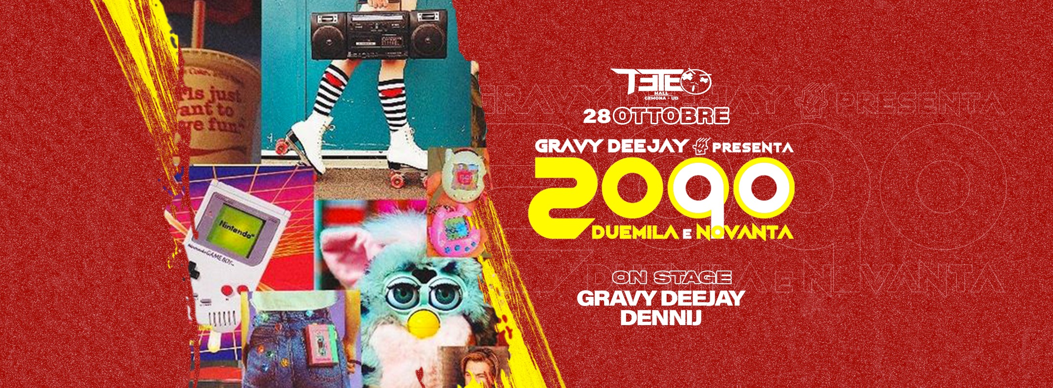 GRAVY DJ - 2090 DUEMILAeNOVANTA - 28.10.2023 - EventiFVG.it