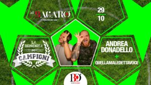 29 Ottobre_ La domenica dei Campioni_ al Bacaro