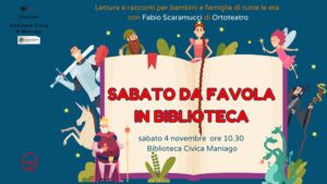 A Maniago SABATO DA FAVOLA IN BIBLIOTECA con Ortoteatro