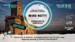 🥳 APERITIVO IN CASTELLO – MUSICA, DRINK, BUFFET & CASTAGNE 🔥