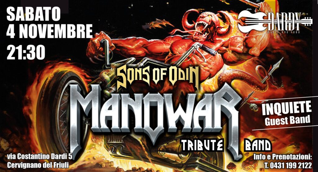 Sons of Odin - MANOWAR Tribute Band - EventiFVG.it