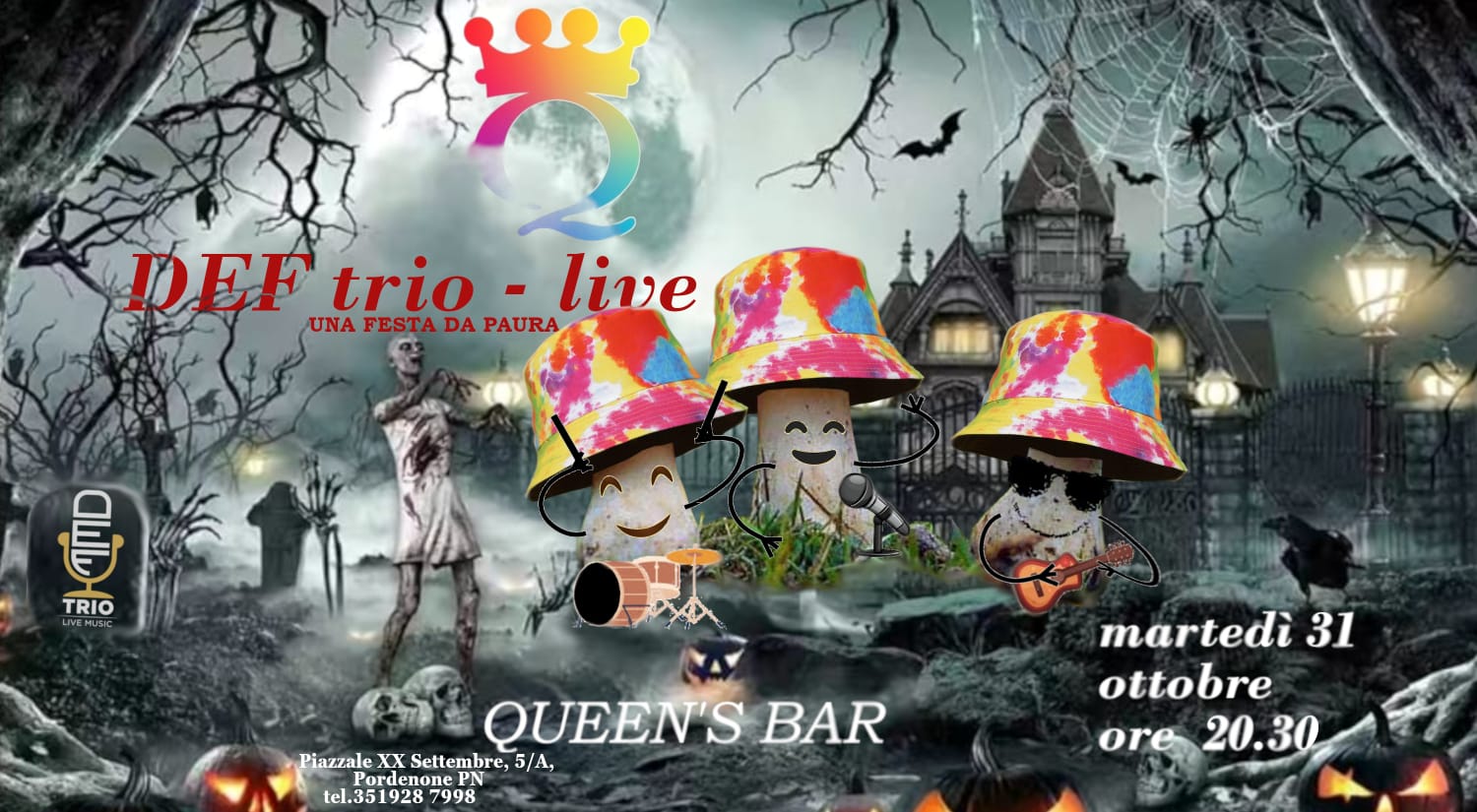 DEF Trio @Queen's Bar - AULIN PARTI :-))))) - EventiFVG.it