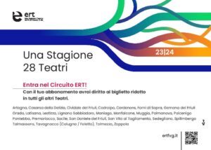 A Cordenons Sottoscrizione Nuovi abbonamenti alla STAGIONE TEATRALE 2023/2024