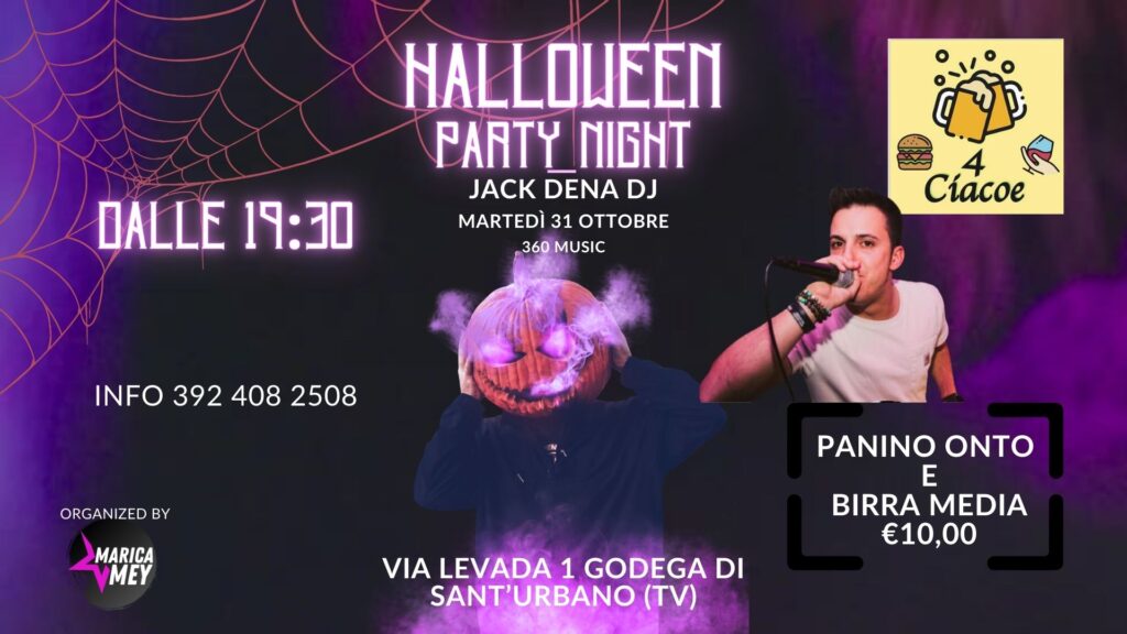 Halloween Party ★ Jack Dena DJ ★ Godega di Sant'Urbano - EventiFVG.it