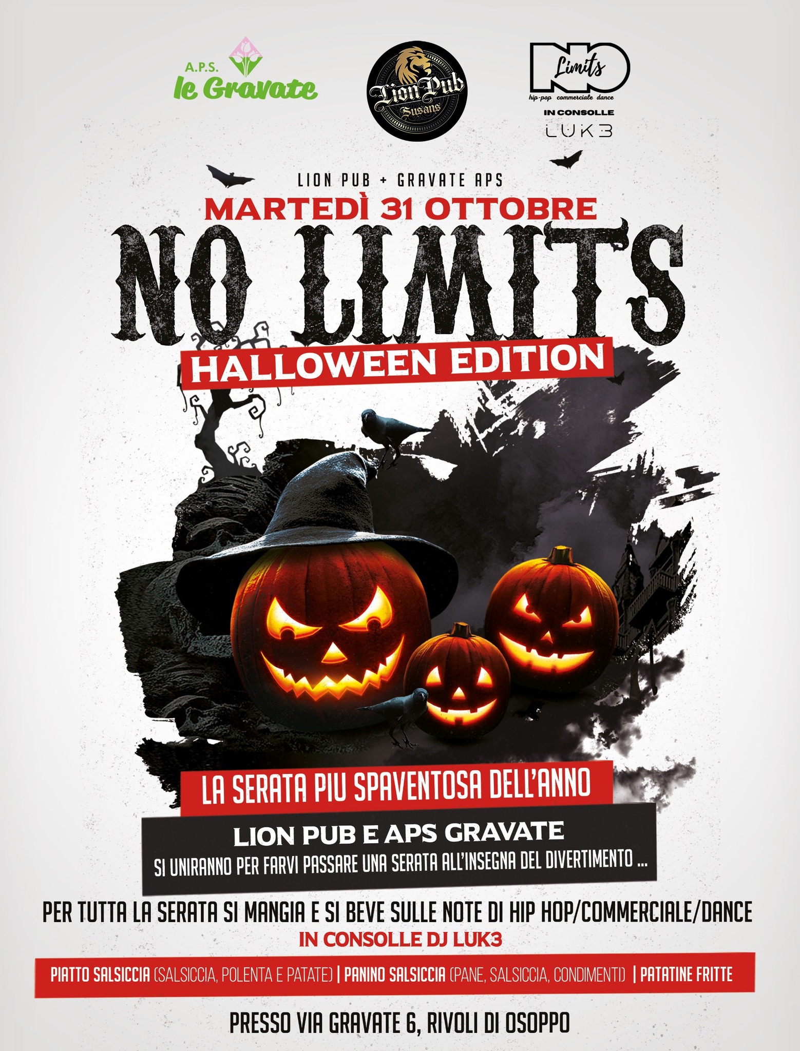 NO LIMITS HALLOWEEN EDITION - NO LIMITS HALLOWEEN EDITION - EventiFVG.it
