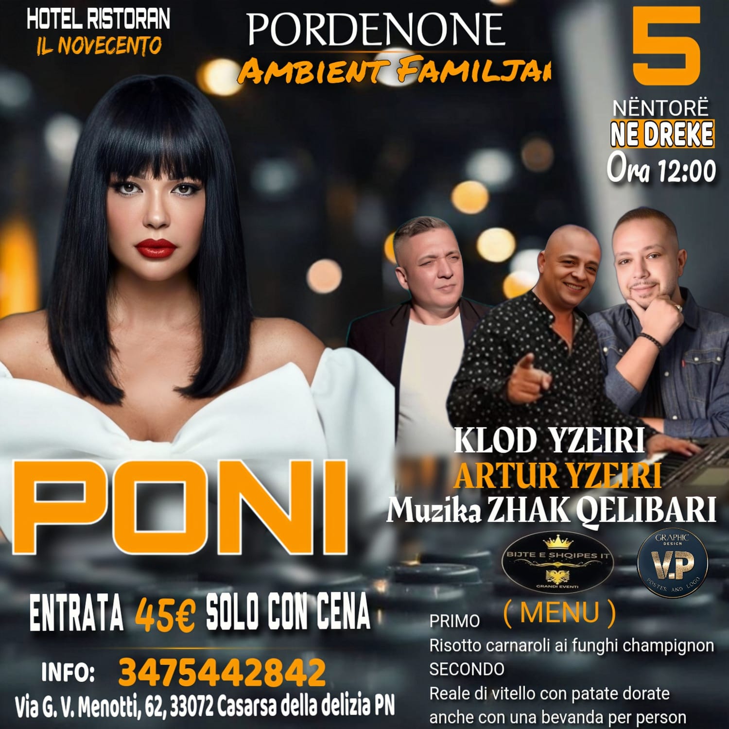 Koncert ne Pordenone 5 Nentor ora 12:00 - Tel: 3475442842 - Koncert ne Pordenone 5 Nentor ora 12:00 - Tel: 3475442842 - EventiFVG.it