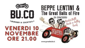 Beppe Lentini & The Great Balls of fire LIVE @BUCOUDINE