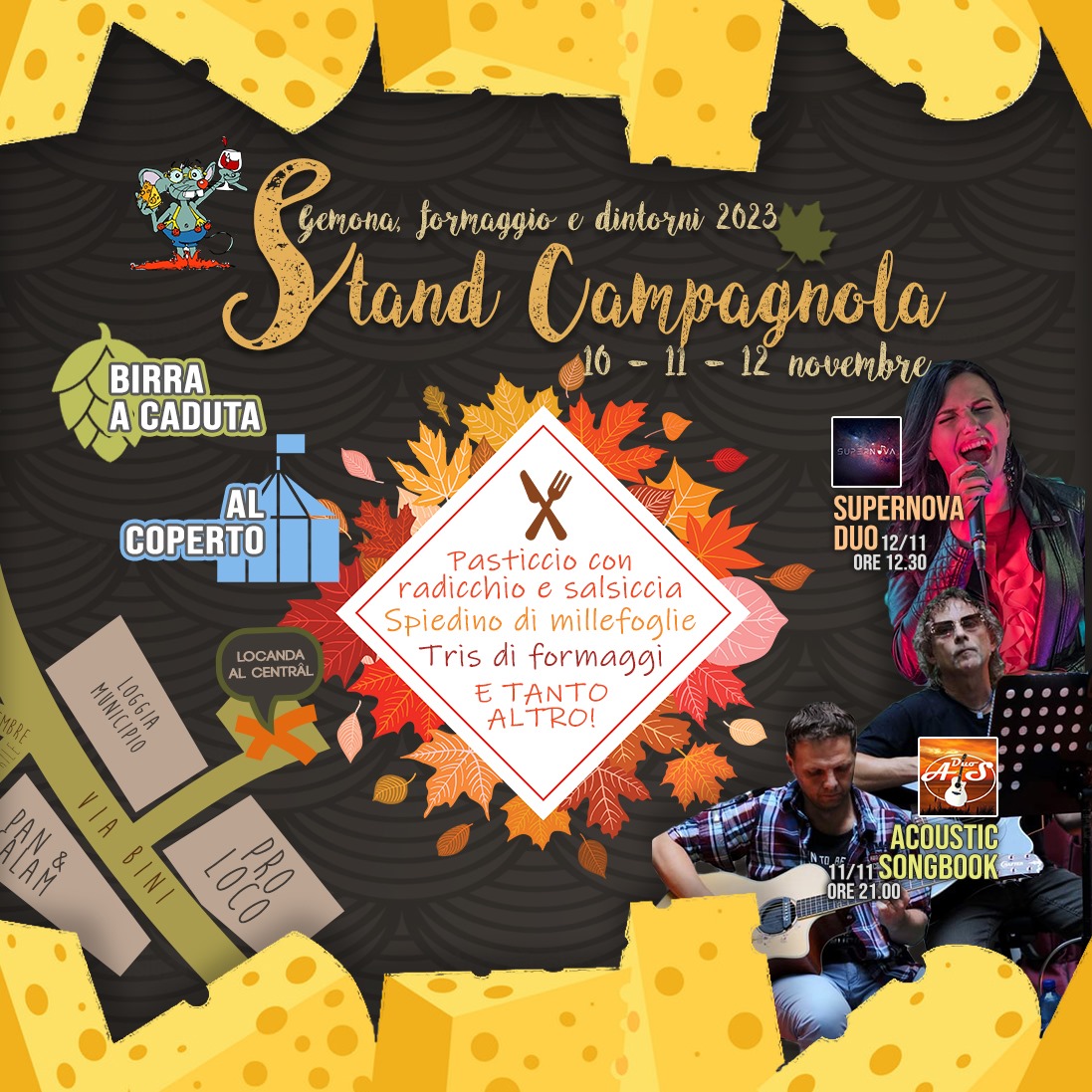 ACOUSTIC SONGBOOK DUO - 11 novembre - Gemona formaggio e dintorni - EventiFVG.it