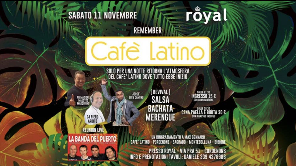 REMEMBER Cafè latino ( serata latino americana ) - EventiFVG.it