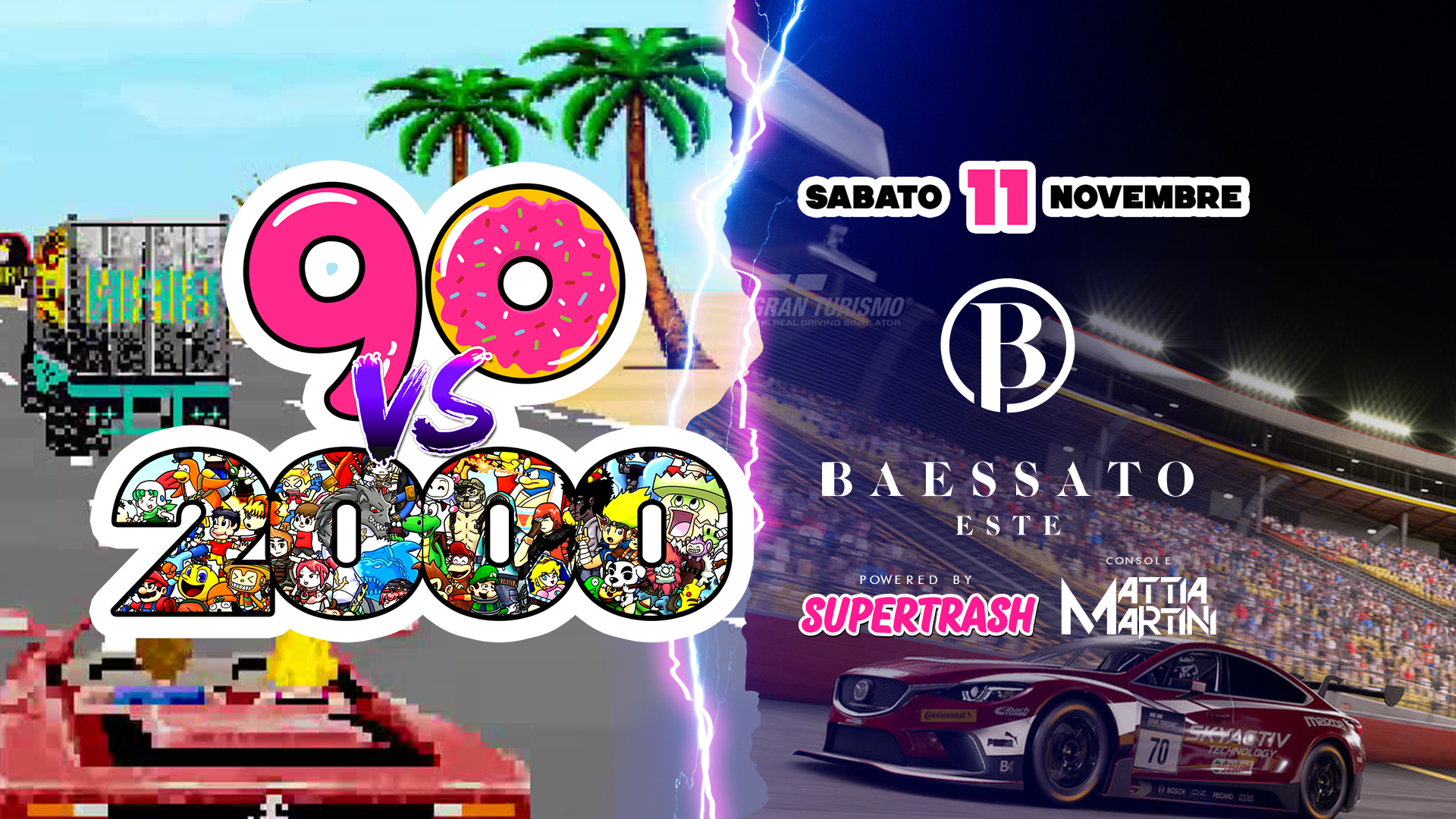 '90 vs 2000 | SUPERTRASH | Baessato Este - EventiFVG.it
