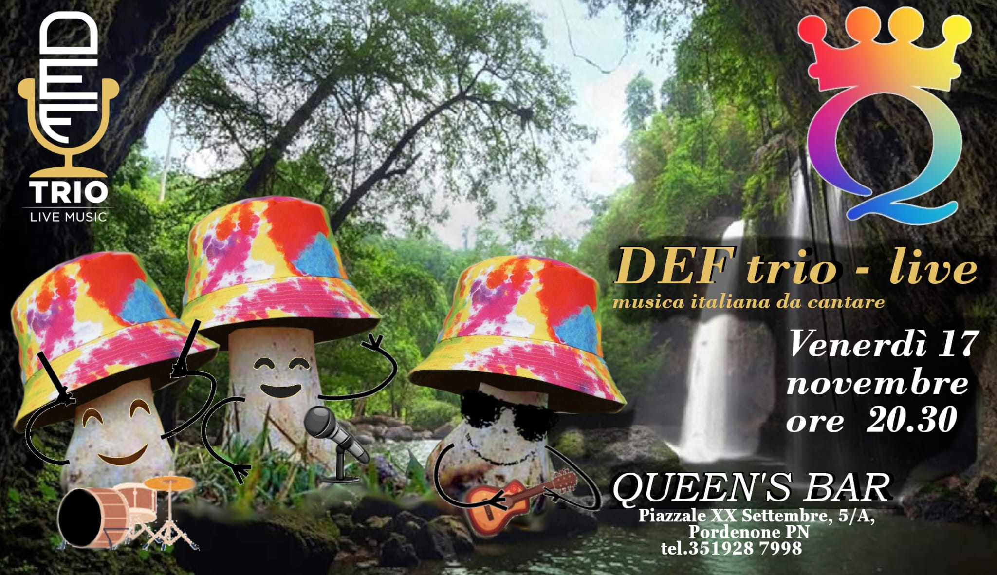 DEF Trio @Queen's Bar - EventiFVG.it