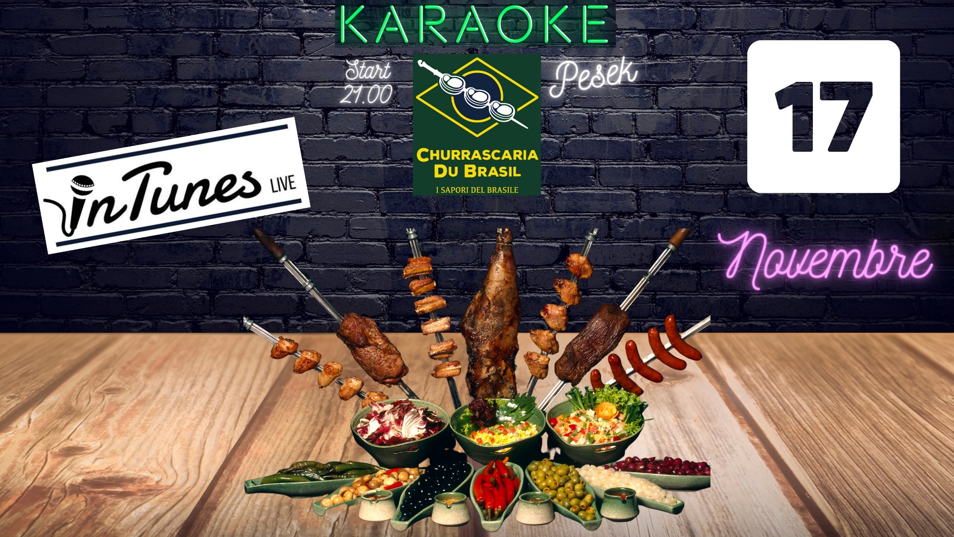 KARAOKE @ CHURRASCARIA DU BRASIL Pesek - EventiFVG.it