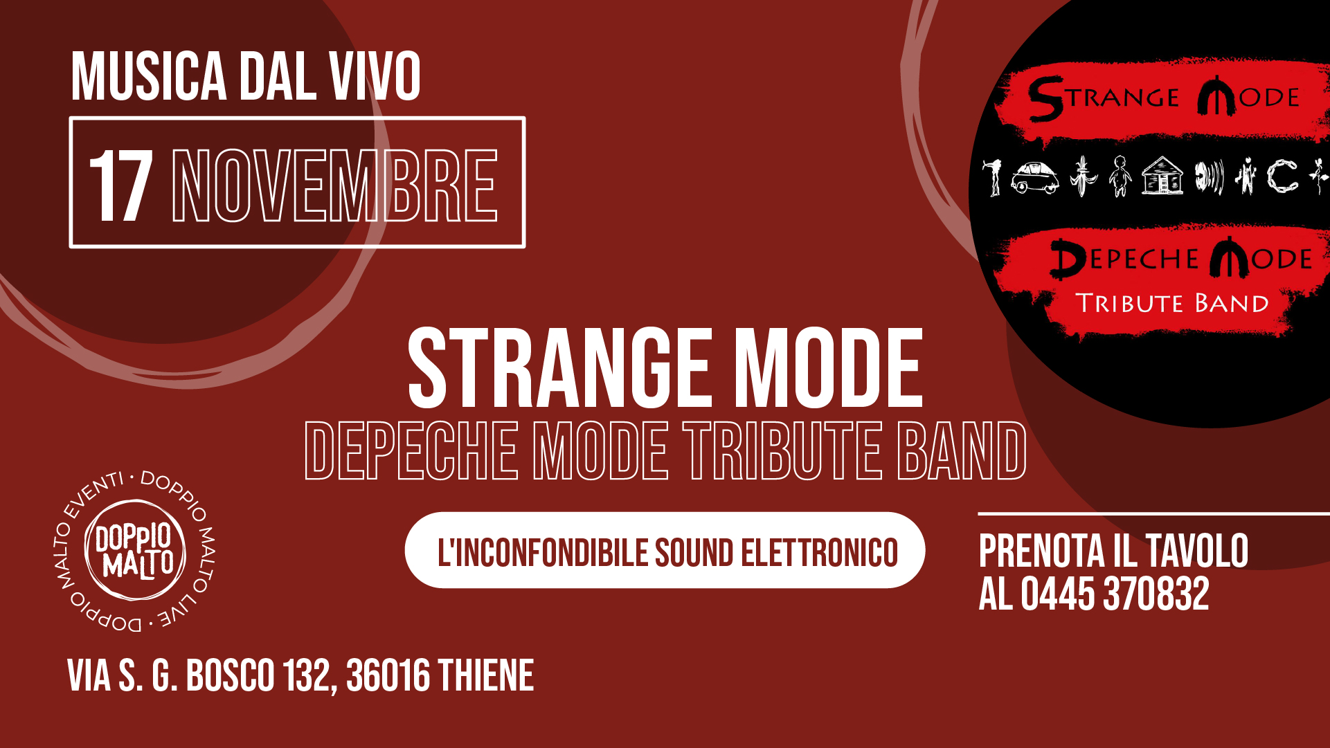 STRANGE MODE - Depeche Mode Tribute Band - STRANGE MODE - Depeche Mode Tribute Band - EventiFVG.it