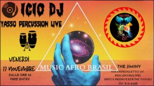 AFRO NIGHT – MISTER G DJ + DJ ICIO + YASSO LIVE PERCUSSION @ The Jiminy!