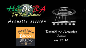 Hedera Live – Fabbrica della Birra – Acoustic session
