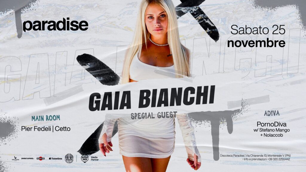 GAIA BIANCHI • Paradise - EventiFVG.it