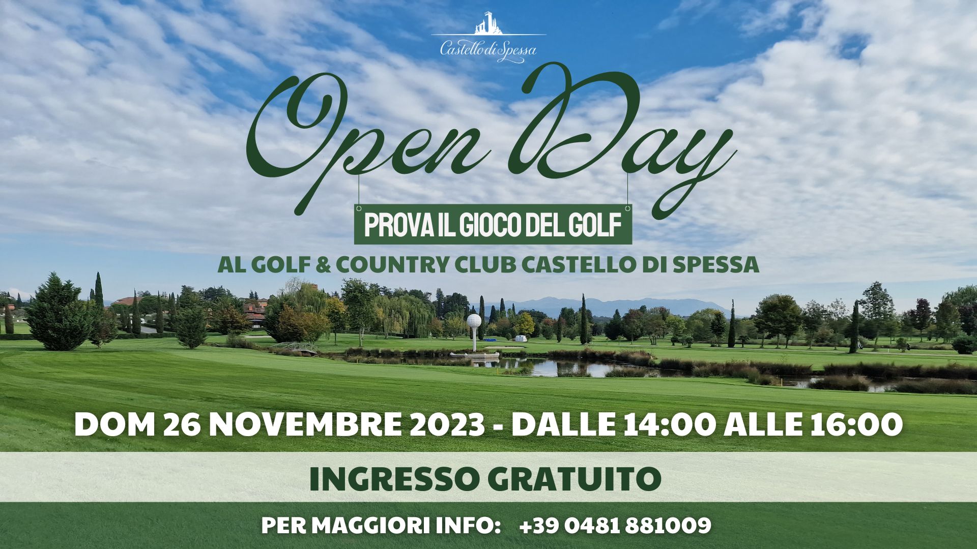 Golf Open Day - Golf & Country Club Castello Di Spessa - EventiFVG.it