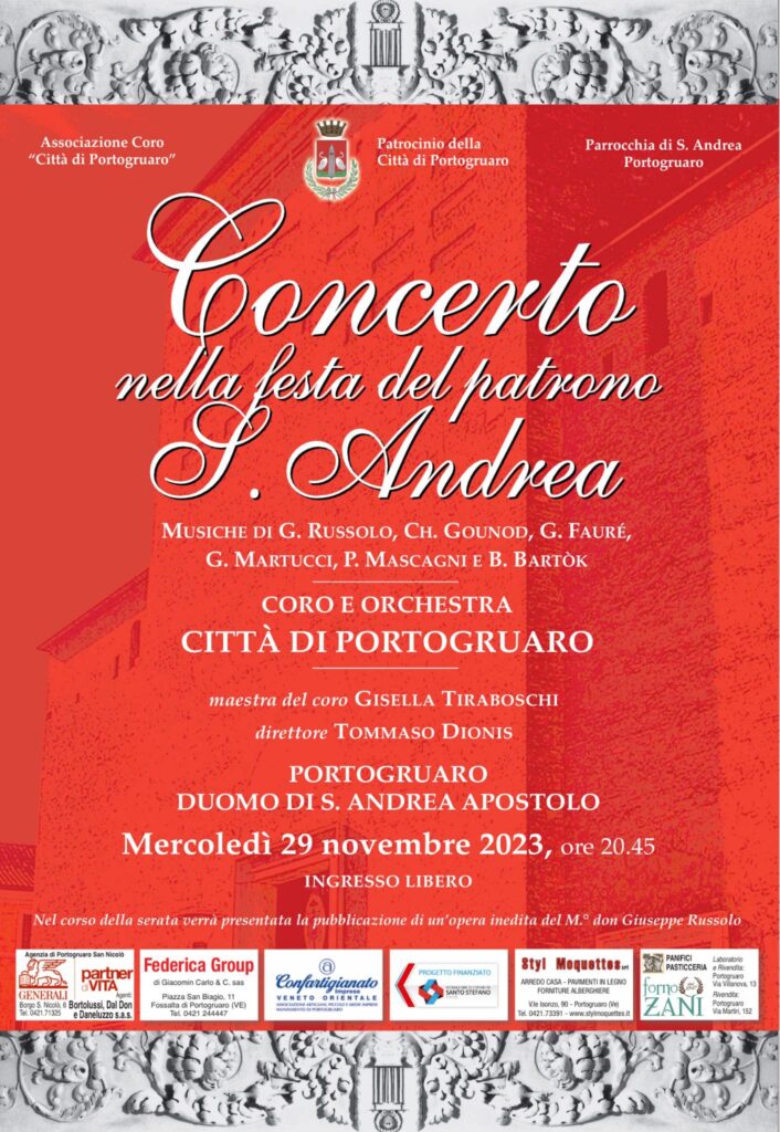 Concerto nella festa del patrono S. Andrea - EventiFVG.it