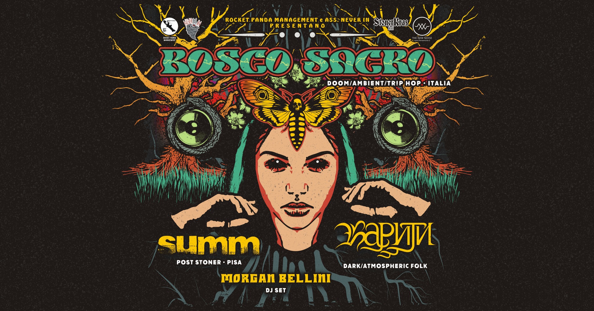 BOSCO SACRO + SUMM + KARITI + Morgan Bellini DJ SET - EventiFVG.it