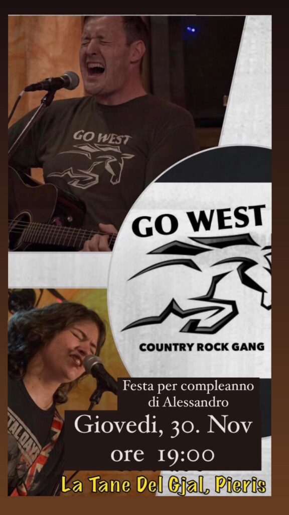 Festa per compleanno I Go West Gang I La Tane Del Gjal I Pieris I GO - Festa per compleanno I Go West Gang I La Tane Del Gjal I Pieris I GO - EventiFVG.it