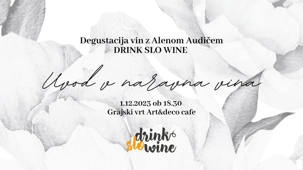 GV wine tasting x DRINK SLO WINE: Uvod v naravna vina - EventiFVG.it