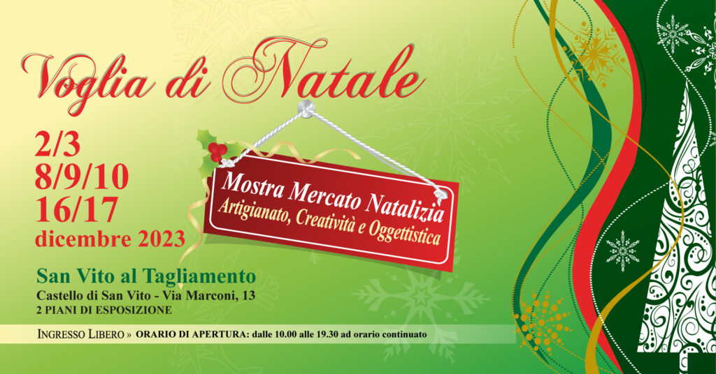 Mercatino Voglia di Natale in Castello - EventiFVG.it